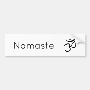 Autocollant De Voiture SYMBOLE Namaste Om Inspirational Yoga