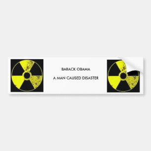 Autocollant De Voiture symbole nucléaire, symbole nucléaire, BARACK
