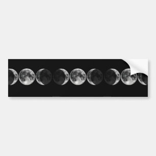 Autocollant De Voiture Symbole triple triple de lune