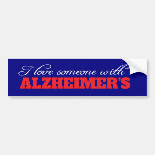 Autocollant De Voiture Syndrome d'Alzheimer santé mentale