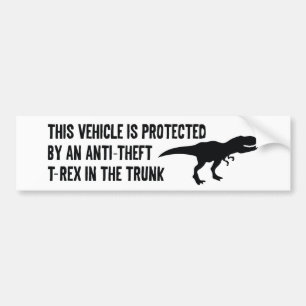 Autocollant De Voiture T-Rex anti-vol