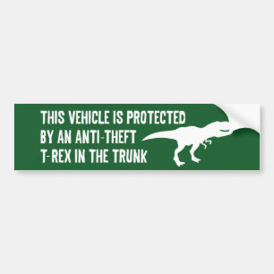 Autocollant De Voiture T-Rex anti-vol