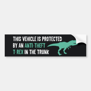 Autocollant De Voiture T-Rex anti-vol
