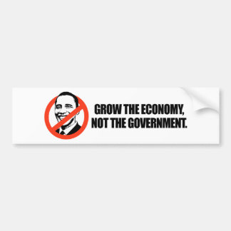 Autocollant De Voiture T-shirt d'Anti-Obama - élevez l'économie
