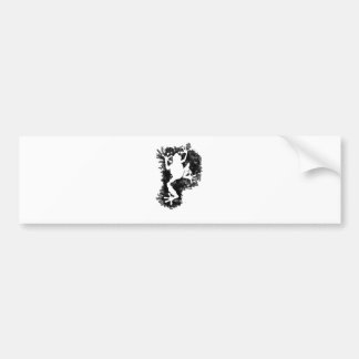 Autocollant De Voiture T-shirt de Phibbie de silluete+copie de