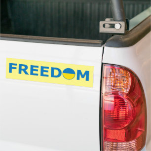 Autocollant De Voiture T-shirt Liberté pour l'Ukraine