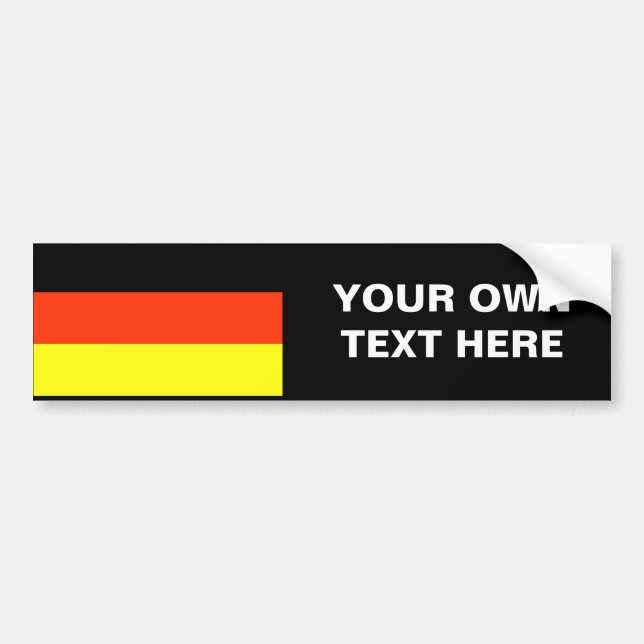 Autocollant De Voiture T-shirts et cadeaux allemands de drapeau (Devant)