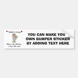 Autocollant De Voiture T-shirts et cadeaux pédiatriques d'infirmières