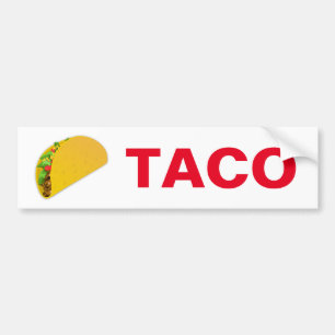 AUTOCOLLANT DE VOITURE TACO