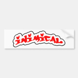 Autocollant De Voiture Tag logo (blanc)