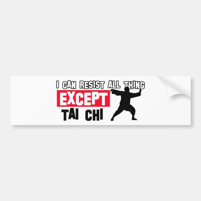 Autocollant De Voiture Tai chi martial (Devant)