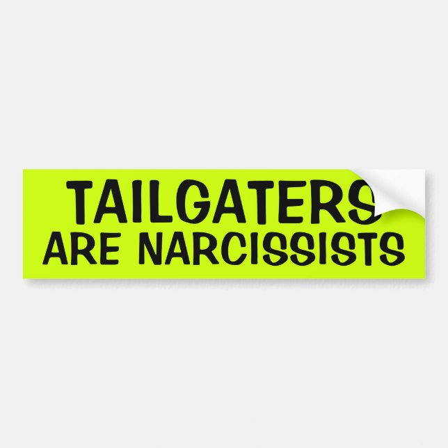 AUTOCOLLANT DE VOITURE TAILGATERS (Devant)