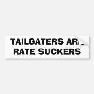 Autocollant De Voiture Tailgaters sont des surgeons de taux