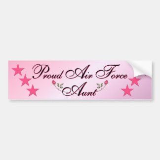 Autocollant De Voiture Tante rose et fière adhésif pour pare-chocs de