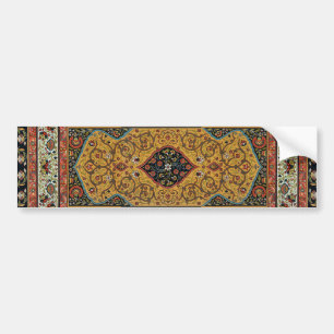 Autocollant De Voiture Tapis Élegant Tapisserie Perse Antique Riche