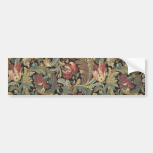 Autocollant De Voiture Tapisserie florale riche Brocade Antique Classique