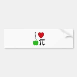 Autocollant De Voiture Tarte aux pommes d'amour de ballots