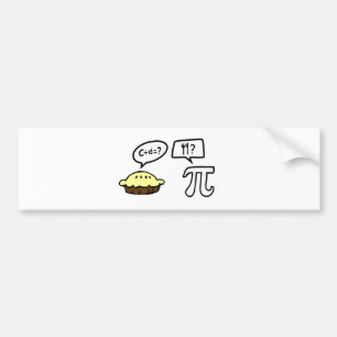 Autocollant De Voiture Tarte et pi