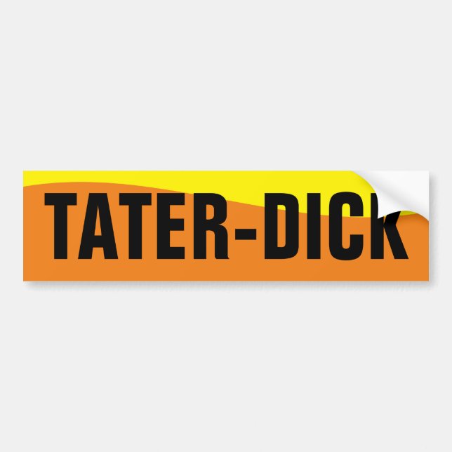 AUTOCOLLANT DE VOITURE TATER DICK (Devant)