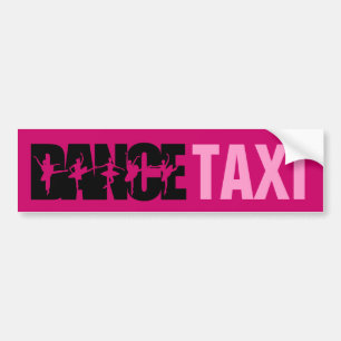 AUTOCOLLANT DE VOITURE TAXI DE DANSE