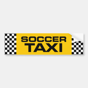 Autocollant De Voiture Taxi du football