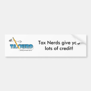 Autocollant De Voiture TaxNerd Bumpersticker 2