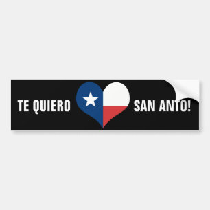 Autocollant De Voiture Te Quiero San Anto !