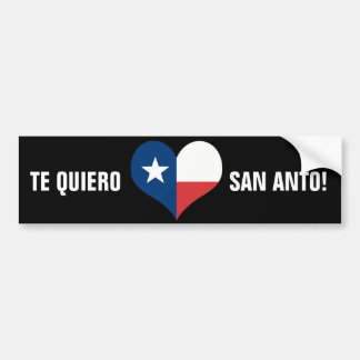 Autocollant De Voiture Te Quiero San Anto !