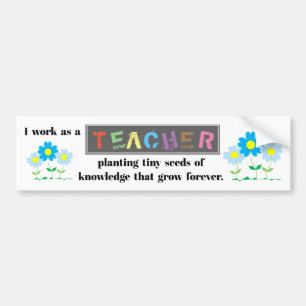 Autocollant De Voiture Teacher Bumper Sticker