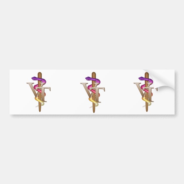 Autocollant De Voiture Technologie vétérinaire (Devant)