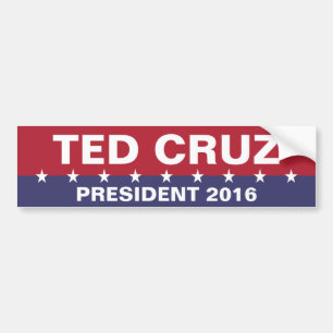 Autocollant De Voiture TED CRUZ pour le président 2016