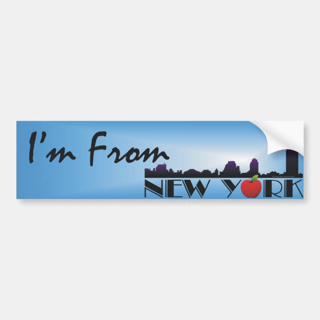 Autocollant De Voiture TEE I'm from New York (Devant)