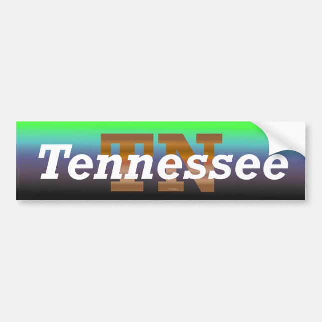 Autocollant De Voiture TEE Tennessee (Devant)