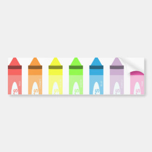 Autocollant De Voiture Temps de coloriage !