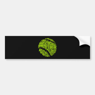 Autocollant De Voiture Termes Tennis Joueur De Tennis Jouer Tennis Ball