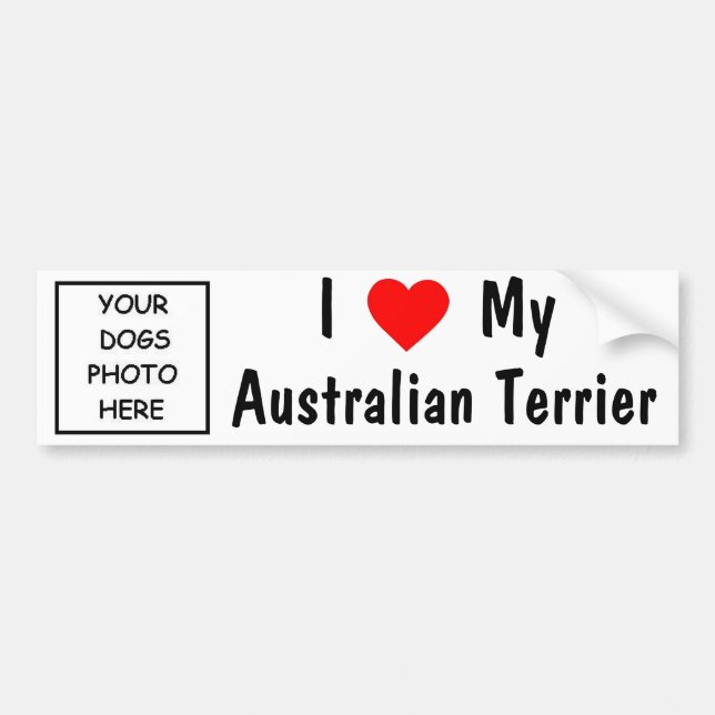 Autocollant De Voiture Terrier australien (Devant)