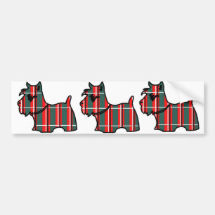 AUTOCOLLANT DE VOITURE TERRIER ÉCOSSAIS