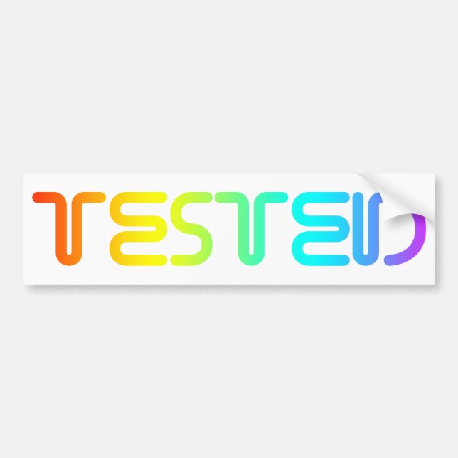 Autocollant De Voiture testé (Devant)