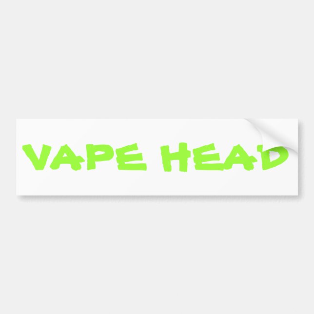AUTOCOLLANT DE VOITURE TÊTE DE VAPE (Devant)