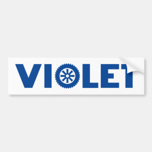 Autocollant De Voiture Tête d'essence violette