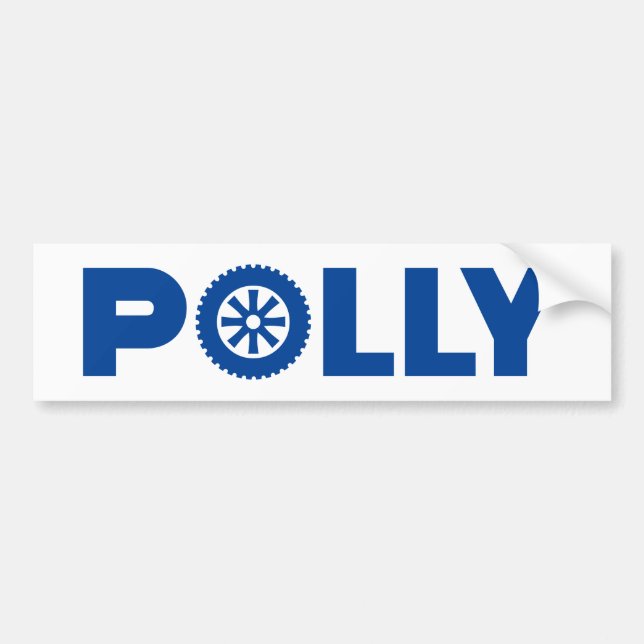 Autocollant De Voiture Tête Polly Petrol (Devant)