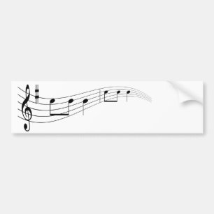 Autocollant De Voiture texte musical