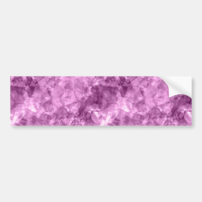 Autocollant De Voiture Texture rose foncé (Devant)