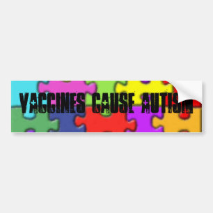 Autocollant De Voiture th_autism1, autisme de cause de vaccins