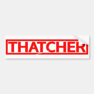 Autocollant De Voiture Thatcher Stamp