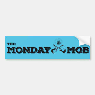 Autocollant De Voiture THE MONDAY MOB - Bumper Sticker