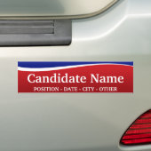Autocollant De Voiture Thème politique - Customisez ce Sticker pare-chocs (On Car)