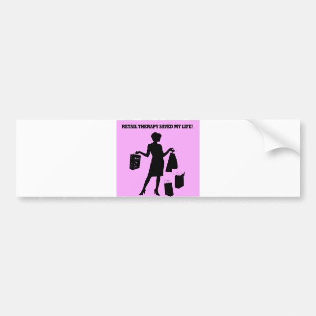 Autocollant De Voiture thérapie au détail (Devant)