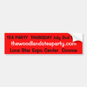 Autocollant De Voiture thewoodlandsteaparty.com, THÉ JEUDI J…