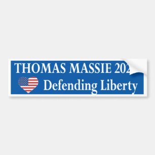 Autocollant De Voiture Thomas Massie 2028